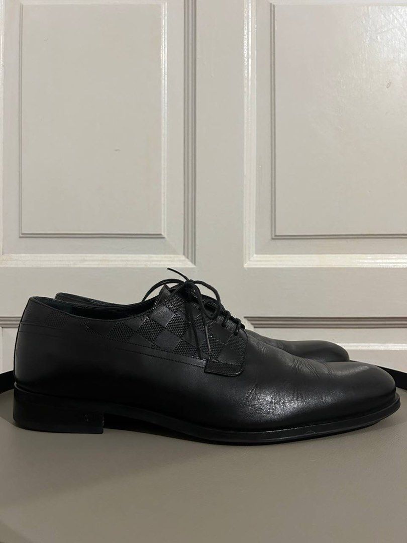 RTP 1 440 LOUIS VUITTON LV HAUSSMANN DERBY FORMAL SHOES SIZE 8.5