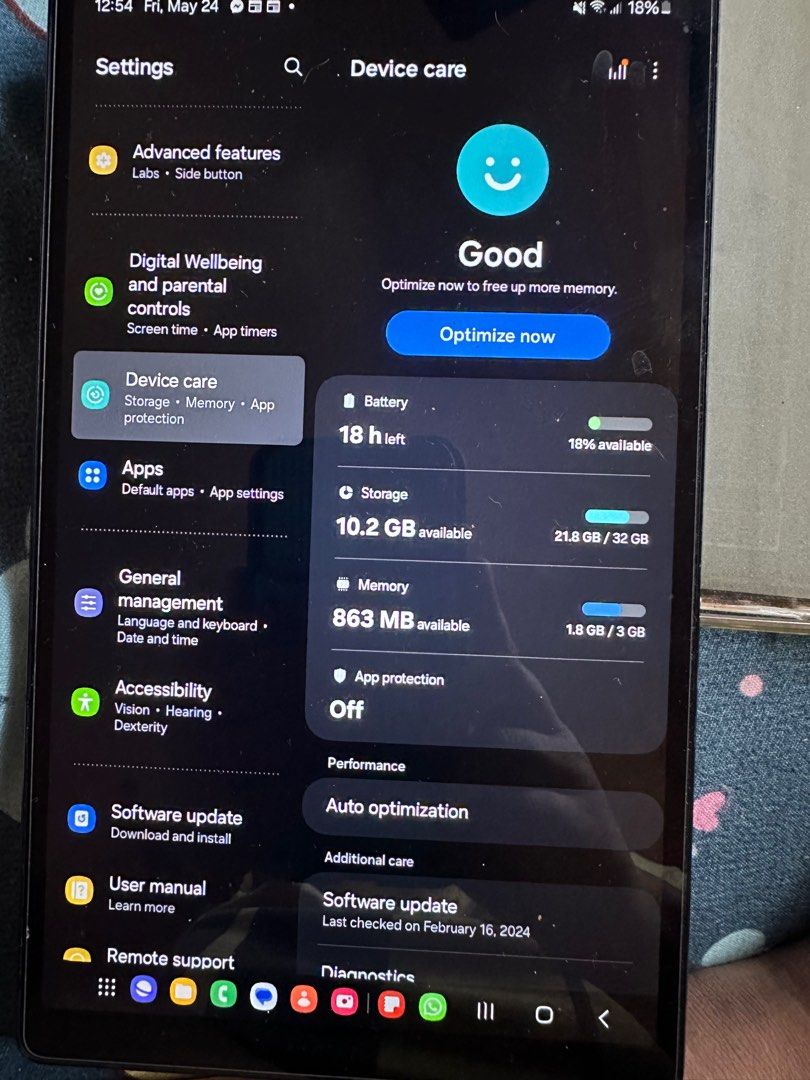 Samsung A7 Lite Gray (Category: Android) located in Mandaluyong City. Submitted by julie.navarra15 (Listing ID 1305003801, Image 3). Description: For Sale po Samsung Tab A7 Lite(Gray) Almost New 32gb ROM/3gb RAM 5100 mAh 8mp Camera With Sim Slot Smooth/Makinis. May very small dent lang sa screen guard pero the gadget it self is super makinis ;) With Case only. No issue. Rfs: Not using anymore. Unli check and test upon pick-up.. Mandaluyong loc po