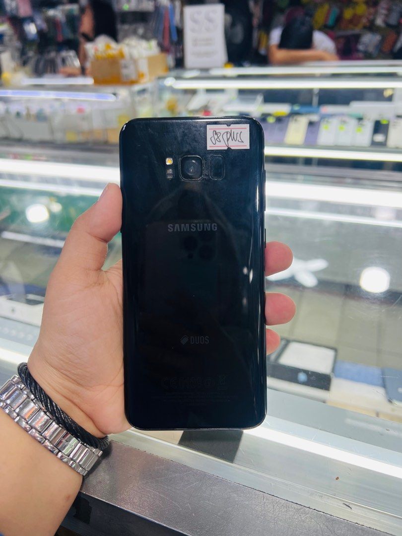 Samsung S8+ 64gb Dualsim FU (Category: Samsung) located in San Juan City. Submitted by javedsgadgetshop (Listing ID 1305102501, Image 1). Description: OPEN FOR INSTALLMENT VIA CREDIT CARD/GGIVES/SPAY/BILLEASE & SWAP/TRADE-IN! WE BUY AND SELL ( ANYKINDS OF UNIT BINIBILI PO NAMIN)! PTPA : Padelete po f bawal Read ❗️Onhand ‼️ Samsung S8+ •64gb •NTC Variant •Good batt health •Factory Unlock •100% Smoothness •No hidden issue | No Repaired •100% Authen