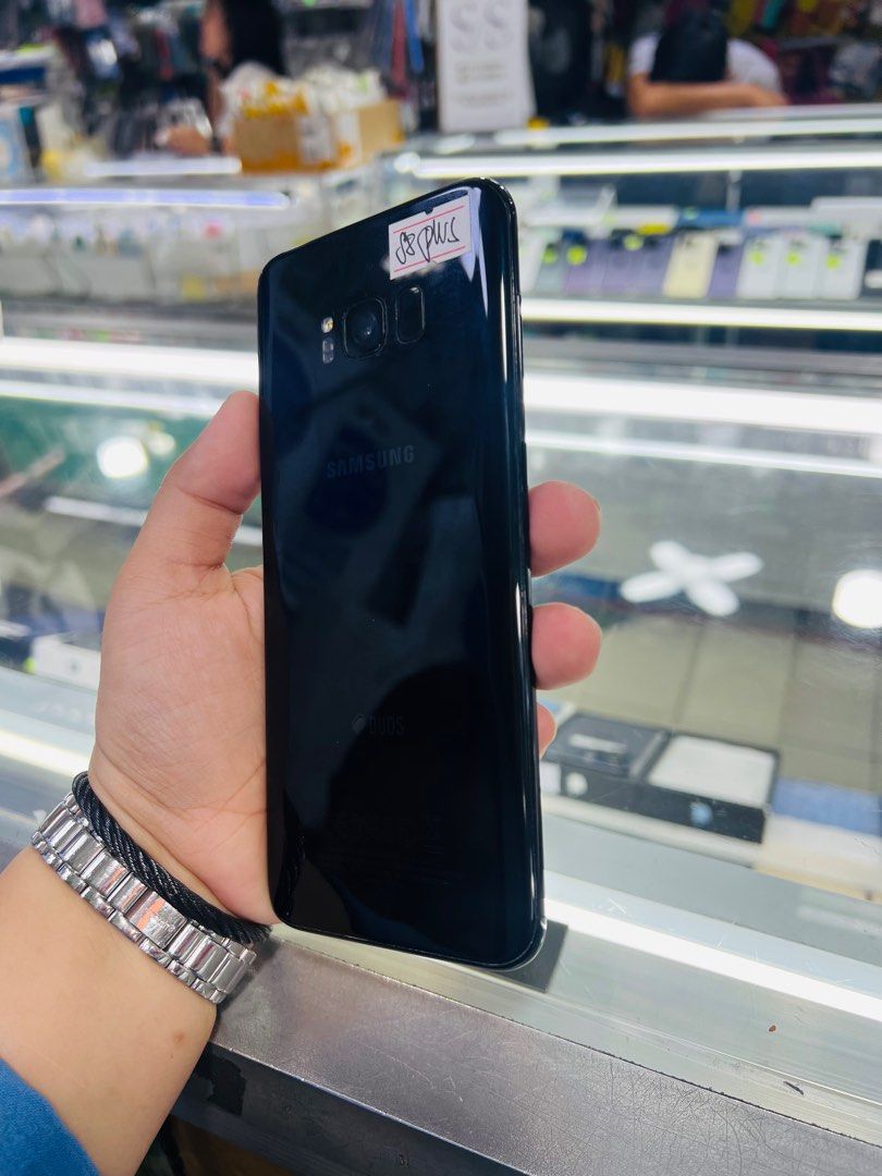 Samsung S8+ 64gb Dualsim FU (Category: Samsung) located in San Juan City. Submitted by javedsgadgetshop (Listing ID 1305102501, Image 2). Description: OPEN FOR INSTALLMENT VIA CREDIT CARD/GGIVES/SPAY/BILLEASE & SWAP/TRADE-IN! WE BUY AND SELL ( ANYKINDS OF UNIT BINIBILI PO NAMIN)! PTPA : Padelete po f bawal Read ❗️Onhand ‼️ Samsung S8+ •64gb •NTC Variant •Good batt health •Factory Unlock •100% Smoothness •No hidden issue | No Repaired •100% Authen