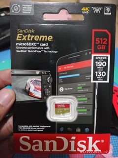 Sandisk Memory Card Extreme 512GB