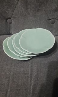 Saucer ceramic 5" set of 5