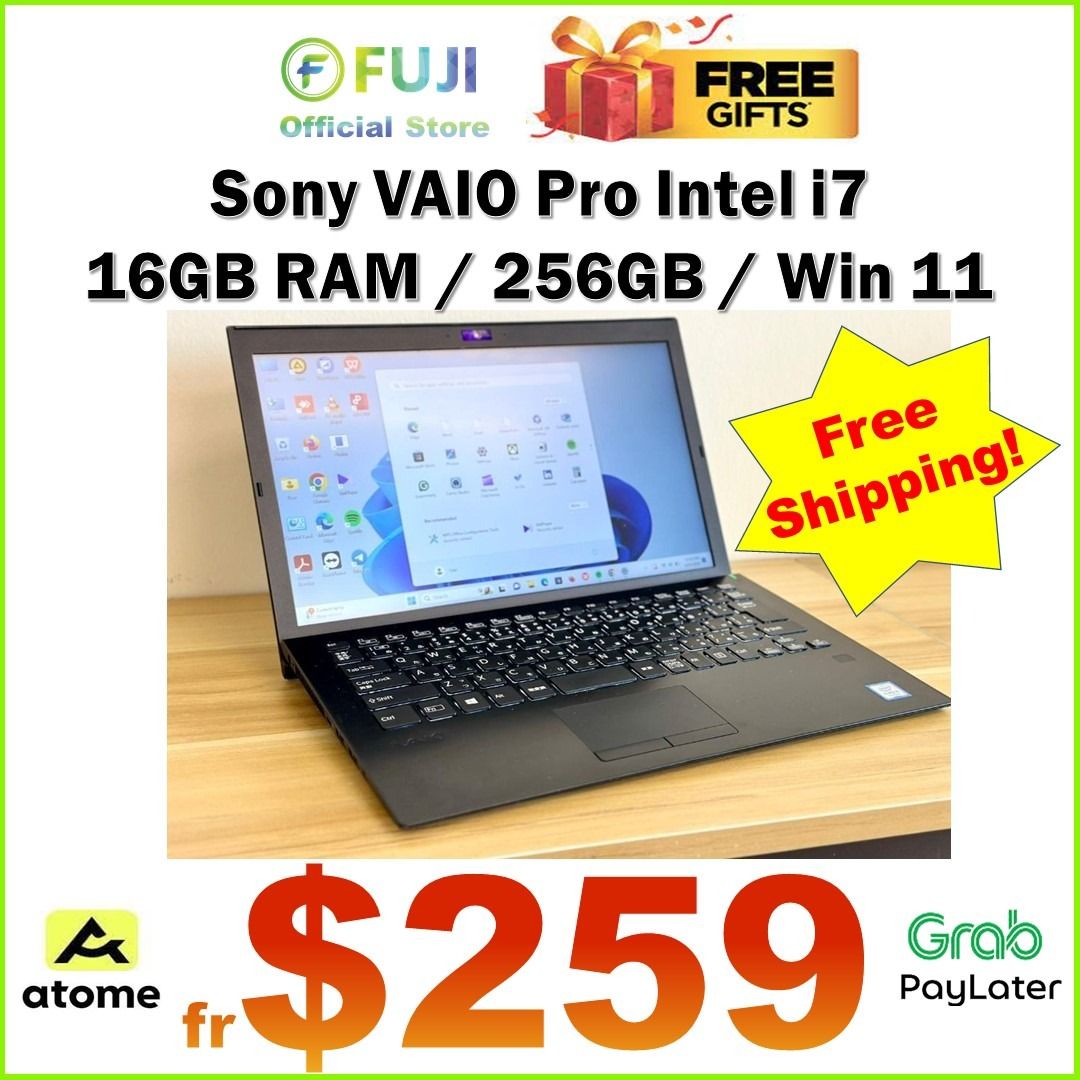Sony VAIO red pro 11 core i7 RAM 8GB SSD256GB owner made model