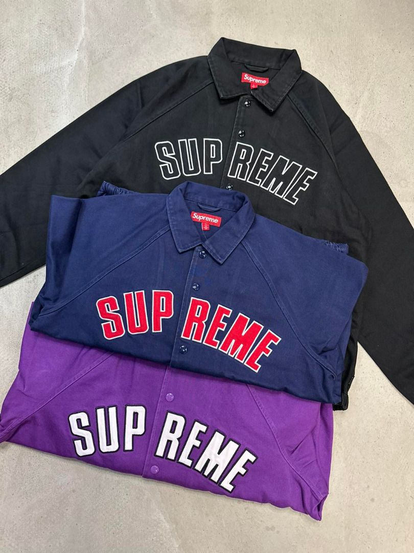 驚きの価格が実現！ Supreme ARC Navy Denim コーチ Coaches Jacket ...