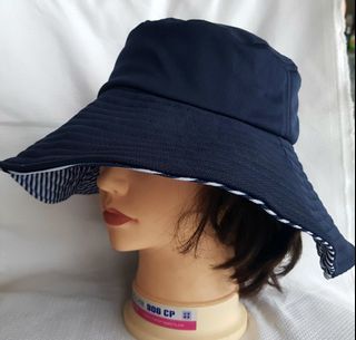 Striped Blue Sun hat