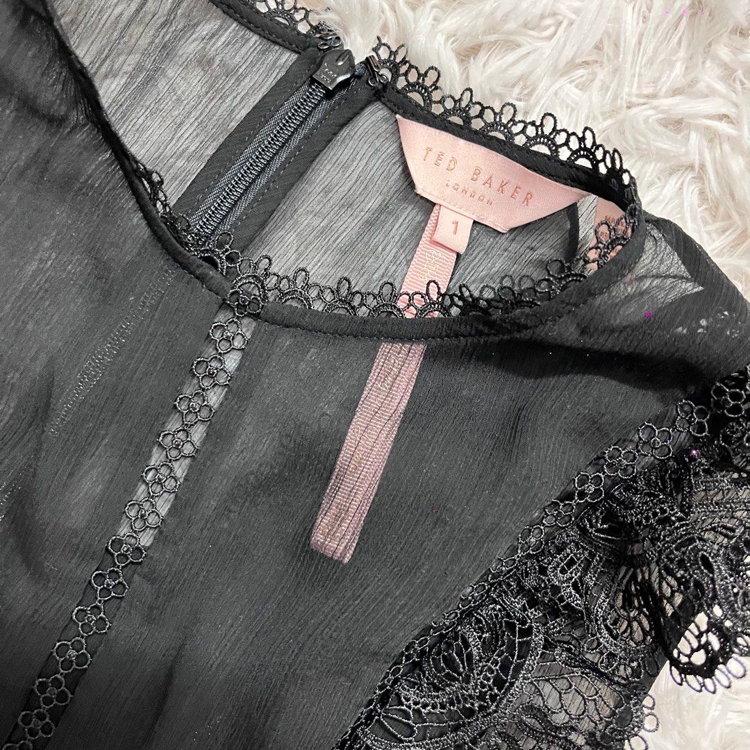 Ted Baker Black Lace Dress