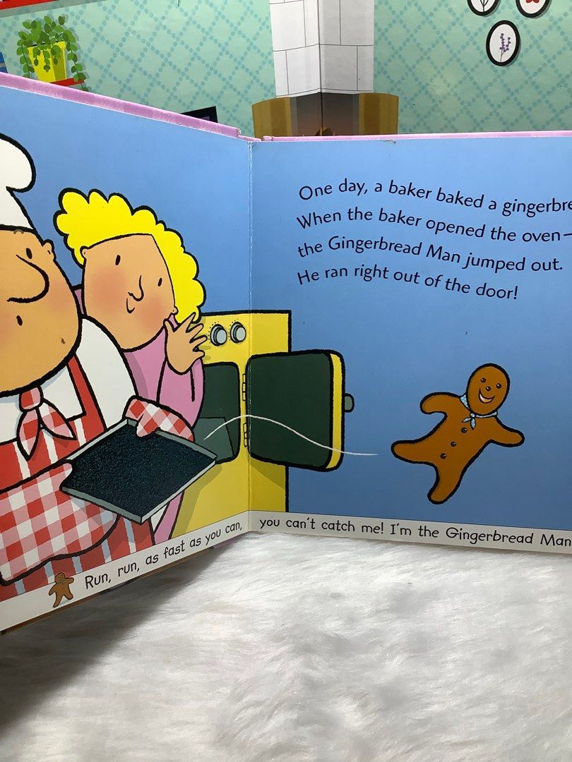 The Gingerbread Man touch and feel board book (Category: Children's Books) located in Dumarao. Submitted by Jaunty_Point_Crafts (Listing ID 1304982941, Image 3). Description: Pre-loved/outgrown Cover with flaw on spine as shown in 1st photo Inside page are in good to very good condition. ✅ Payment first through GCash ✅ Shipping through Flash or J&T ✅ SF is on buyer. 📍Dumarao, Capiz.