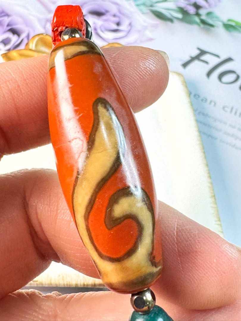 梵字如意天珠 金銭鉤招財天珠 財神金銭鉤招財天珠ブレス