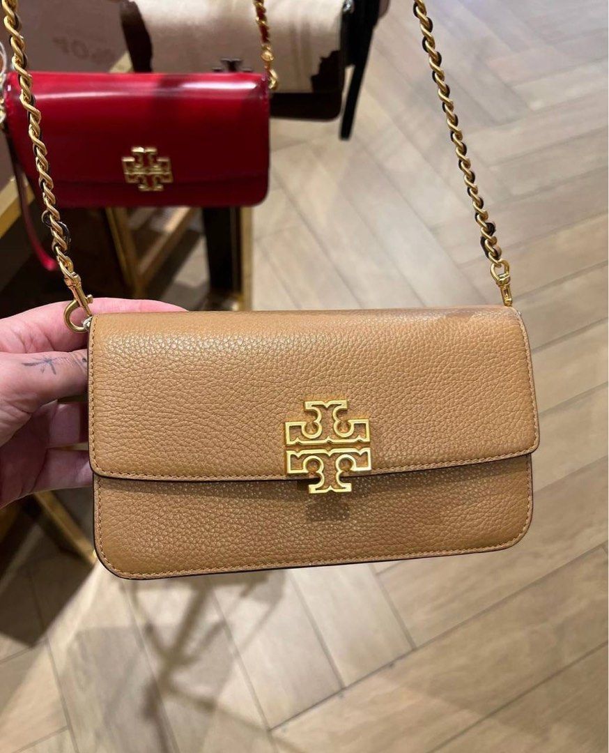 Tory Burch Britten Chain Wallet with Wristlet