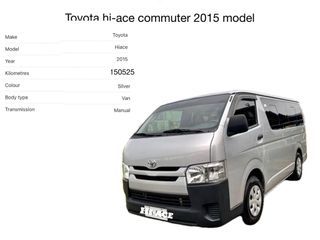Toyota Hiace Commuter Manual