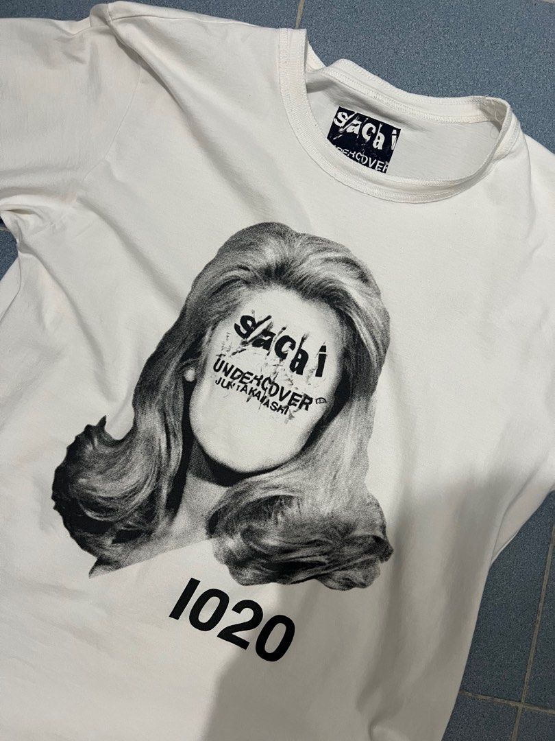 Undercover X Sacai T-shirt 1020, 男裝, 上身及套裝, T-shirt、恤衫 