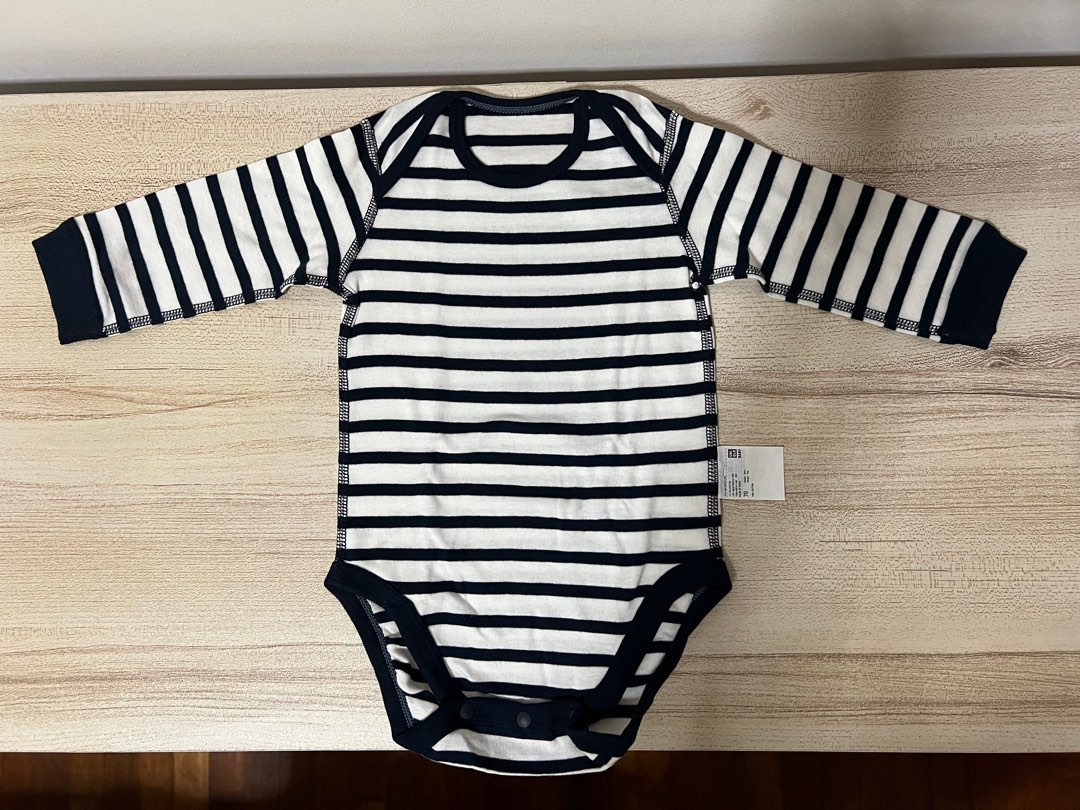 Uniqlo Baby Long Sleeve Bodysuit (Size 70), Babies Kids, Babies