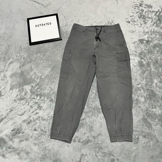 Uniqlo EZY Wide Fit Cargo Jogger Pants Dark Gray Size 30 [OUTDATED]