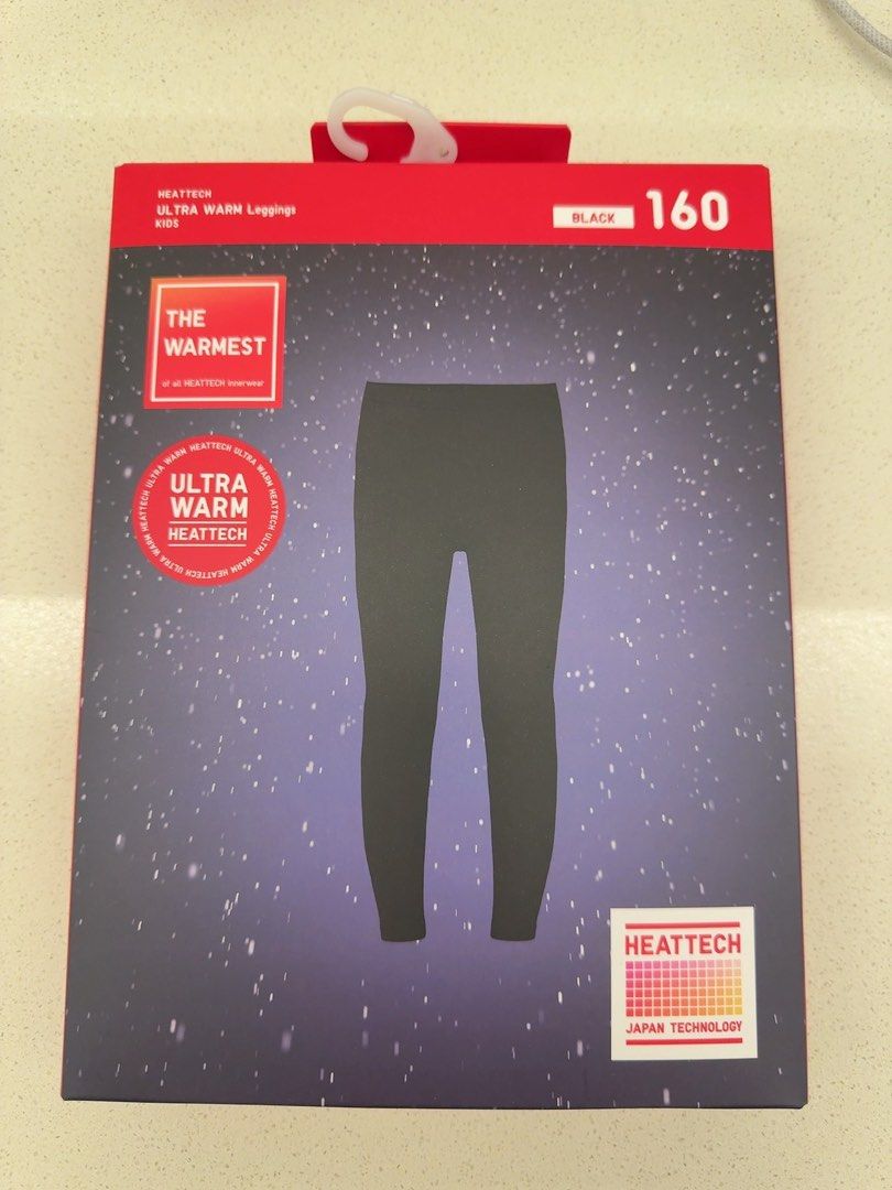 Uniqlo kids HEATTECH ultra warm leggings Babies Kids Babies Kids Fashion on Carousell