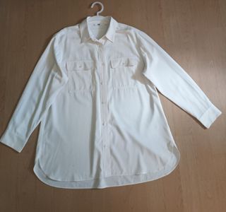 Uniqlo Rayon Blend Pocket Longsleeve Shirt