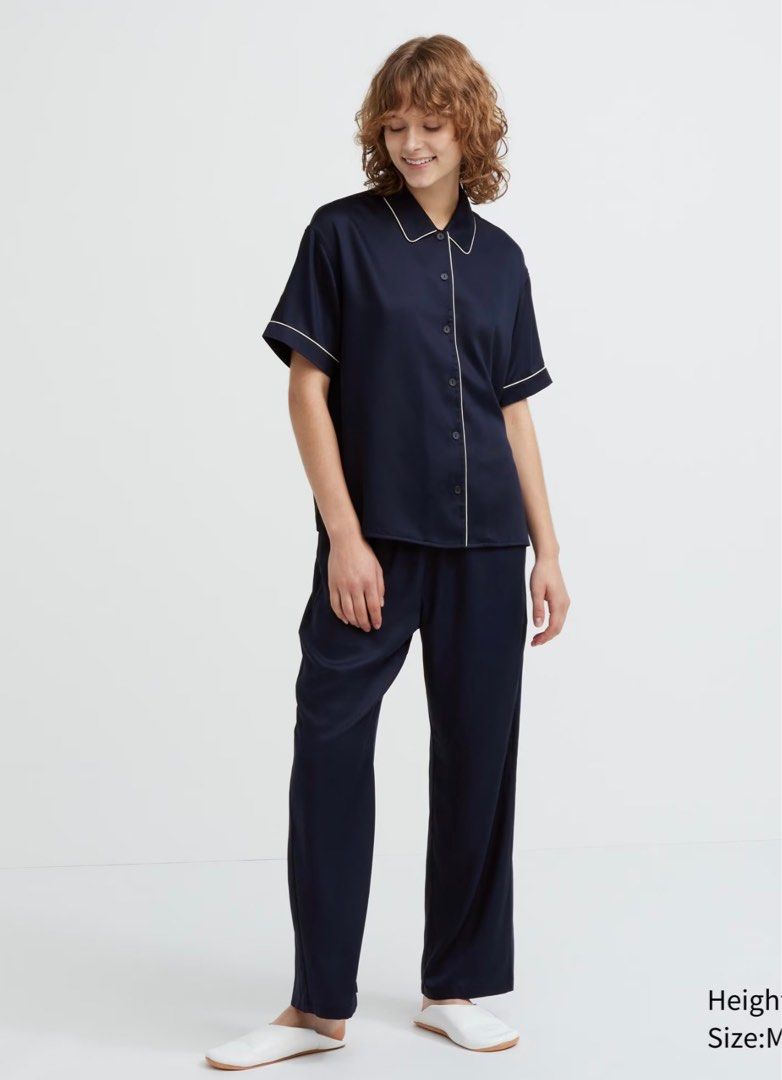 Uniqlo silk pajamas online
