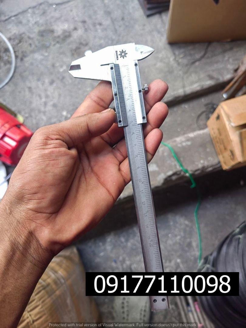 Vernier Caliper (Category: Construction Tools & Equipment) located in Manila. Submitted by joeyroque09 (Listing ID 1305041342, Image 3). Description: Vernier Caliper Brand: Showa Specs: 0-150mm Price: 610/pc.