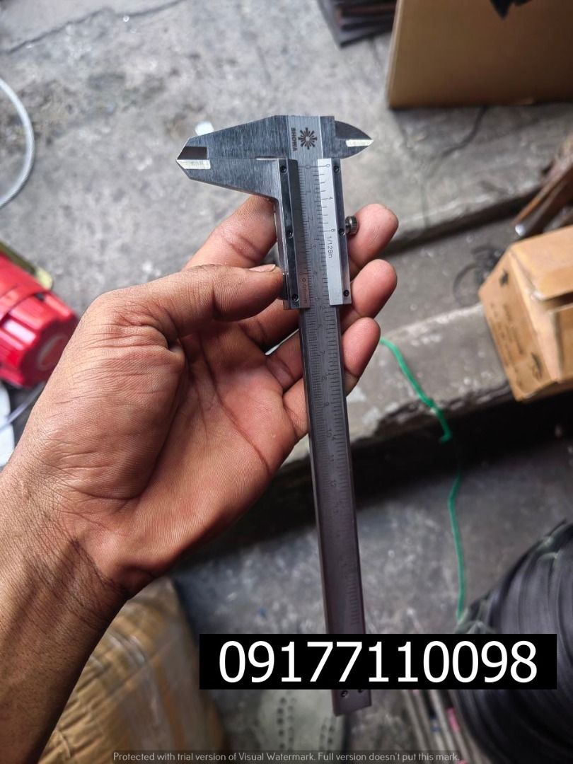 Vernier Caliper (Category: Construction Tools & Equipment) located in Manila. Submitted by joeyroque09 (Listing ID 1305041342, Image 1). Description: Vernier Caliper Brand: Showa Specs: 0-150mm Price: 610/pc.