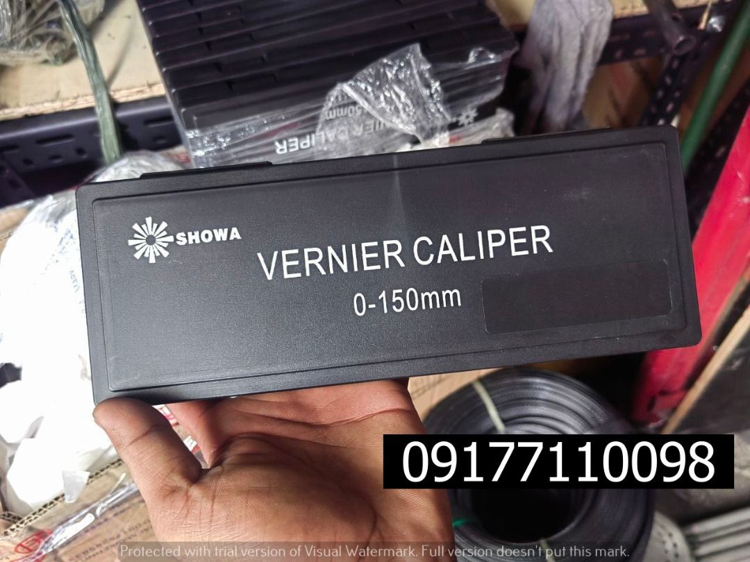 Vernier Caliper (Category: Construction Tools & Equipment) located in Manila. Submitted by joeyroque09 (Listing ID 1305041342, Image 2). Description: Vernier Caliper Brand: Showa Specs: 0-150mm Price: 610/pc.