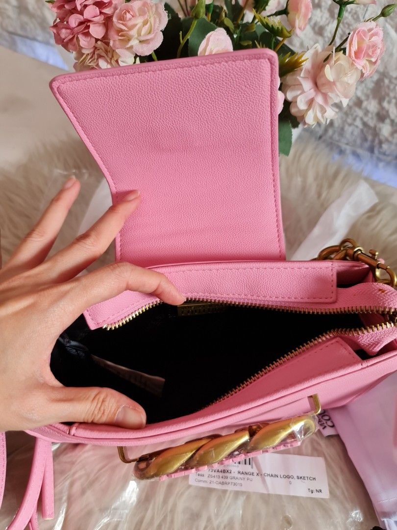 Versace Jeans Couture Bag Logo Chain Bag Medium Size