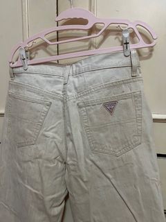 Vintage Guess Off-White Jeans - 25-26