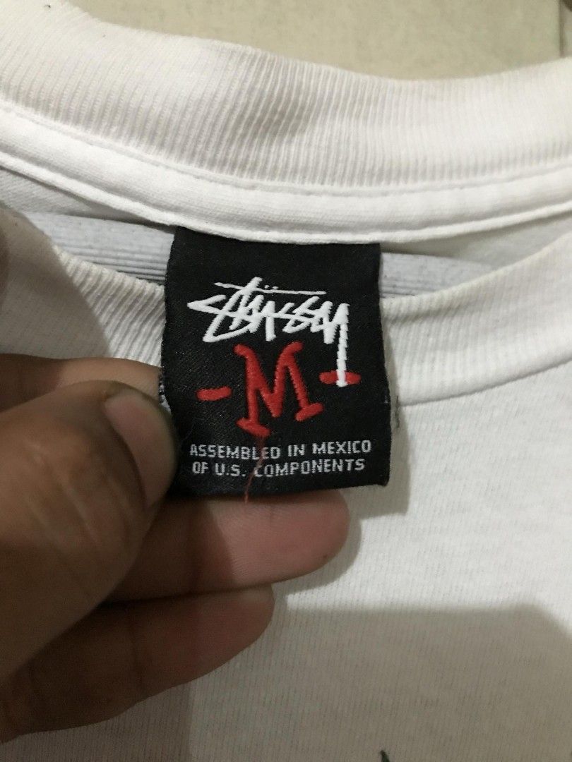 VINTAGE STUSSY ALL LOGO TEE (Category: Tshirts & Polo Shirts ) located in Davao. Submitted by 123hrift (Listing ID 1305096440, Image 3). Description: Vintage Stussy All Logo Size Medium 20 Width x 30 Length Excellent condition 9/10 Color Rate P8,000 Free Shipping.