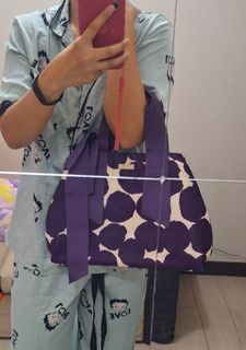 SALE Violet Purple Kate Spade Splodge Dot Hand Bag