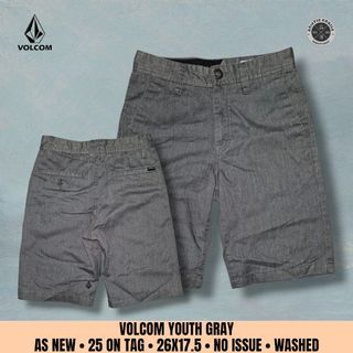 VOLCOM YOUTH 
AS NEW 
26X17.5
NO ISSUE 
WASHED: RTW
350+SF