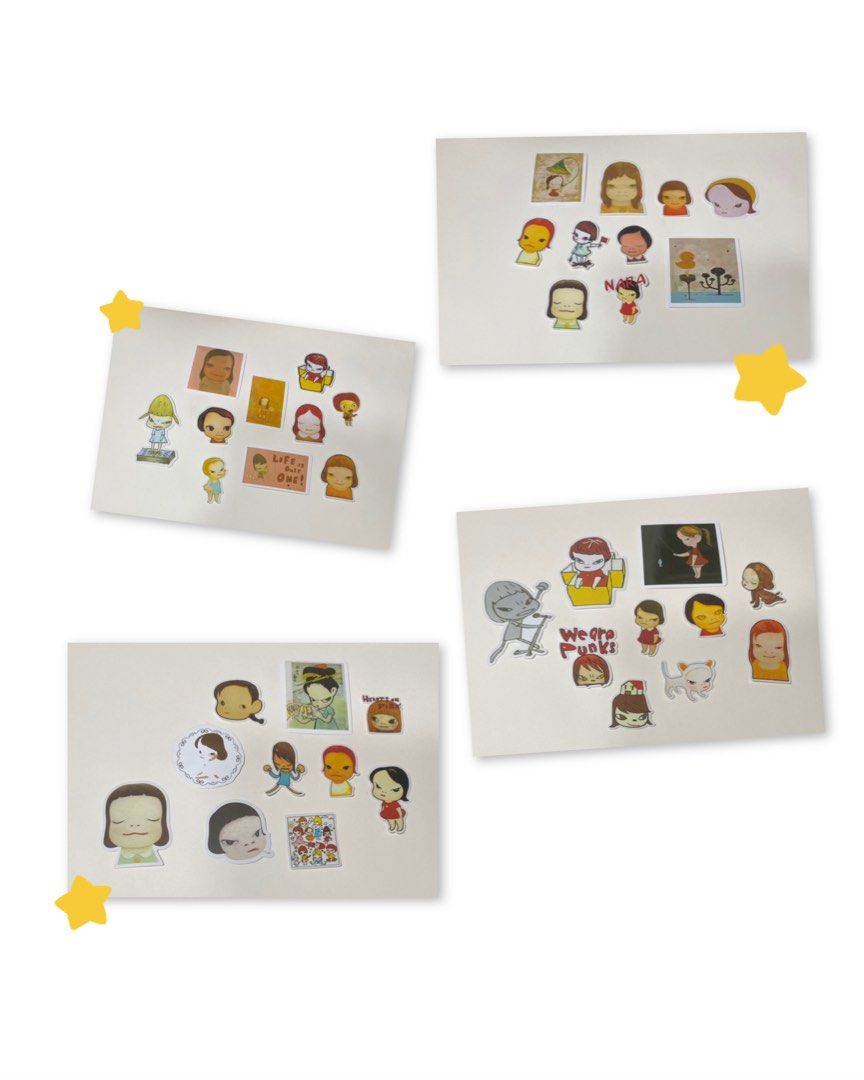 Yoshitomo Nara stickers ⭐️ (Category: Art & Prints) located in Manila. Submitted by when.the.pawn (Listing ID 1305123733, Image 2). Description: 10 php each! 🌱.