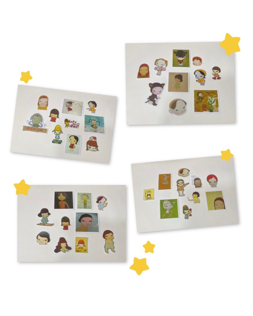Yoshitomo Nara stickers ⭐️ (Category: Art & Prints) located in Manila. Submitted by when.the.pawn (Listing ID 1305123733, Image 3). Description: 10 php each! 🌱.