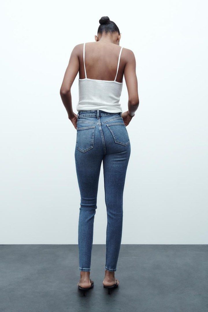 Zara High Rise Skinny Jeans