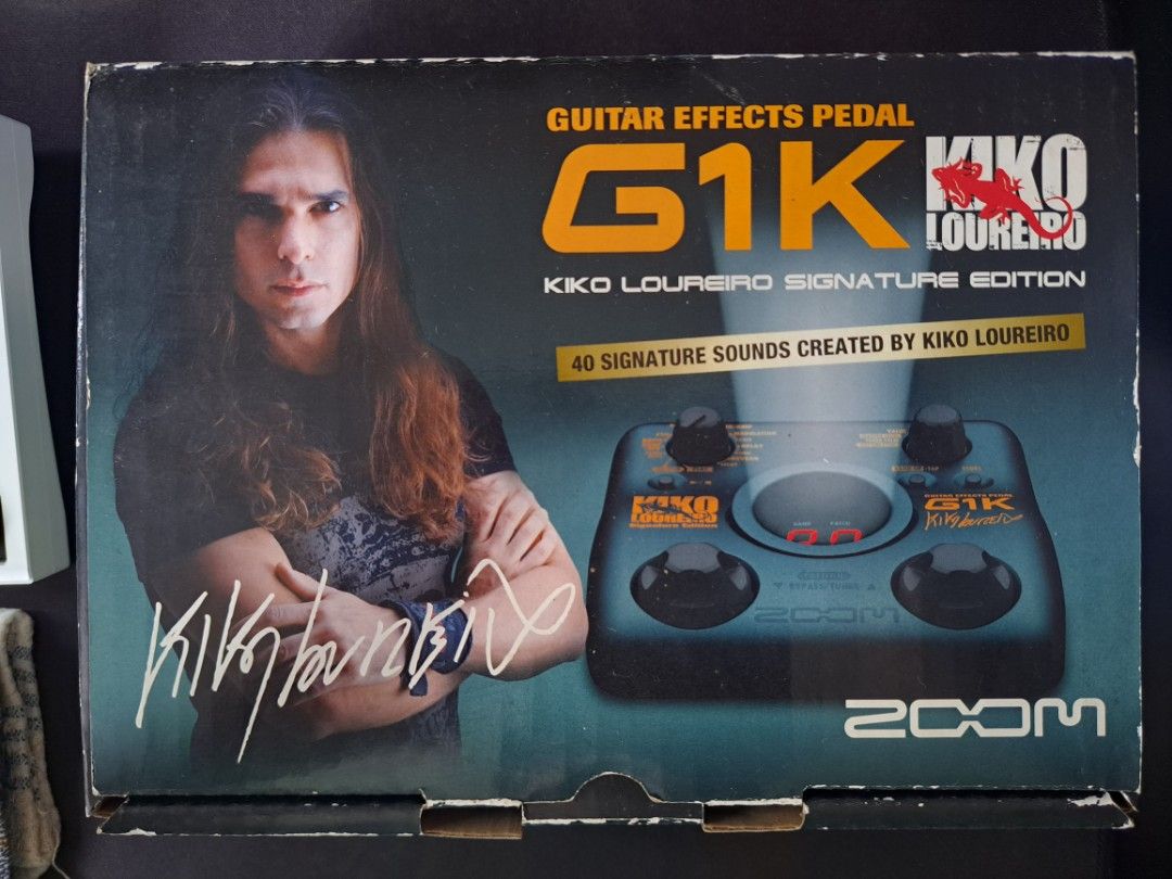 zoom G1K guitar multi effects pedal kiko loureiro signature
