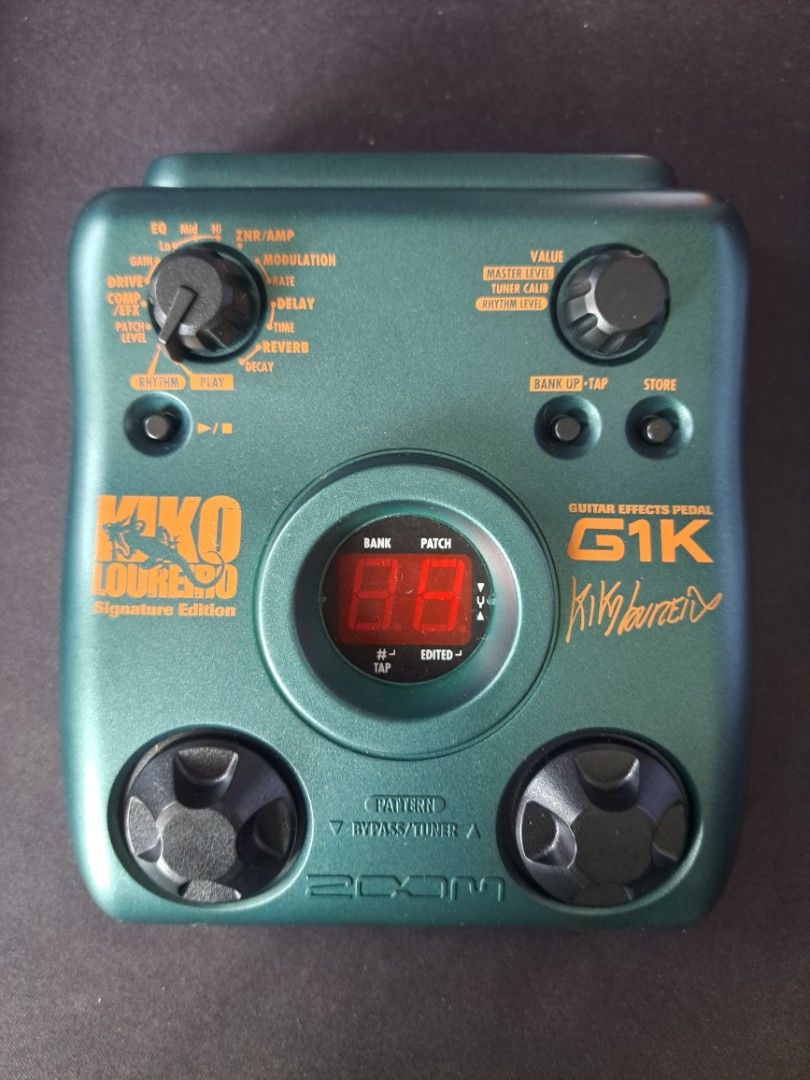 zoom G1K guitar multi effects pedal kiko loureiro signature