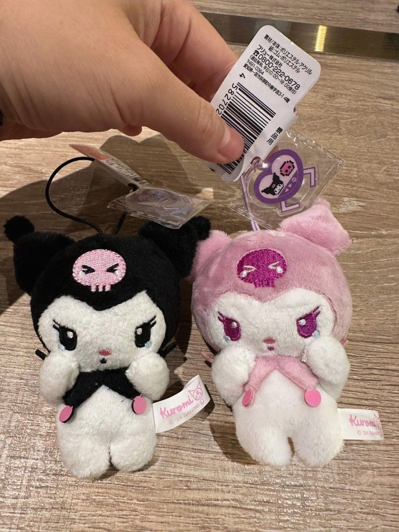 全新 最新 三麗鷗 Sanrio Kurumi 酷洛米 可羅米 Melody 美樂蒂 掛件 景品公仔 公仔 毛公仔 送禮必選, 興趣及遊戲 ...