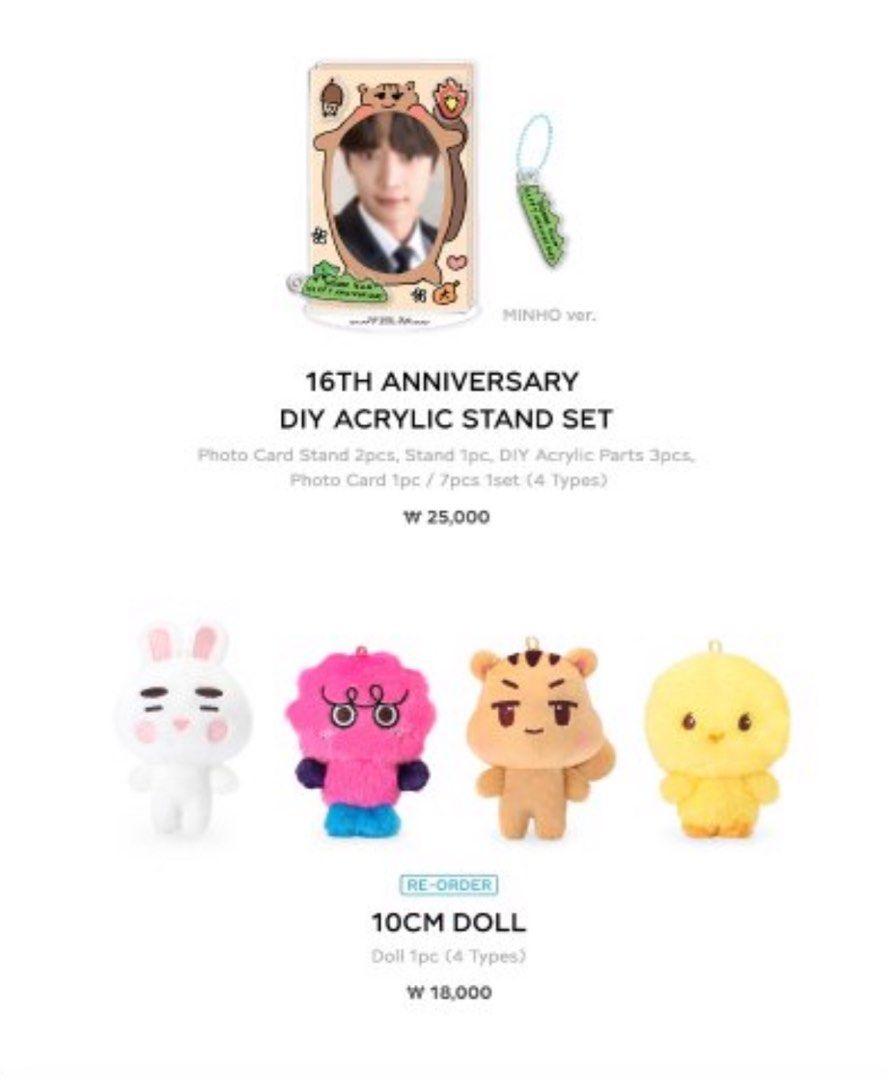 PO ] SHINee 16th Anniversary Official Goods, Hobbies & Toys