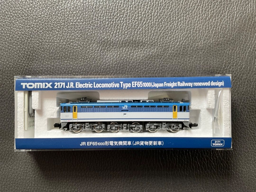 全新Tomix JR EF65-1000形電気機関車（JR貨物更新車）日本火車模型 