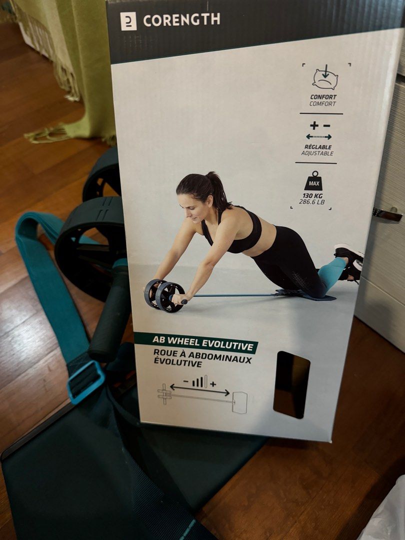 AB Wheel Evolution (Category: Toning & Stretching Accessories) located in Singapore. Submitted by snolextan (Listing ID 1305236372, Image 1). Description: Only used less than 3 times.. this thing must have determination to do it. I don’t have it and no strength..😅 hence, wants to let it go to someone that has more determination than me..😎.