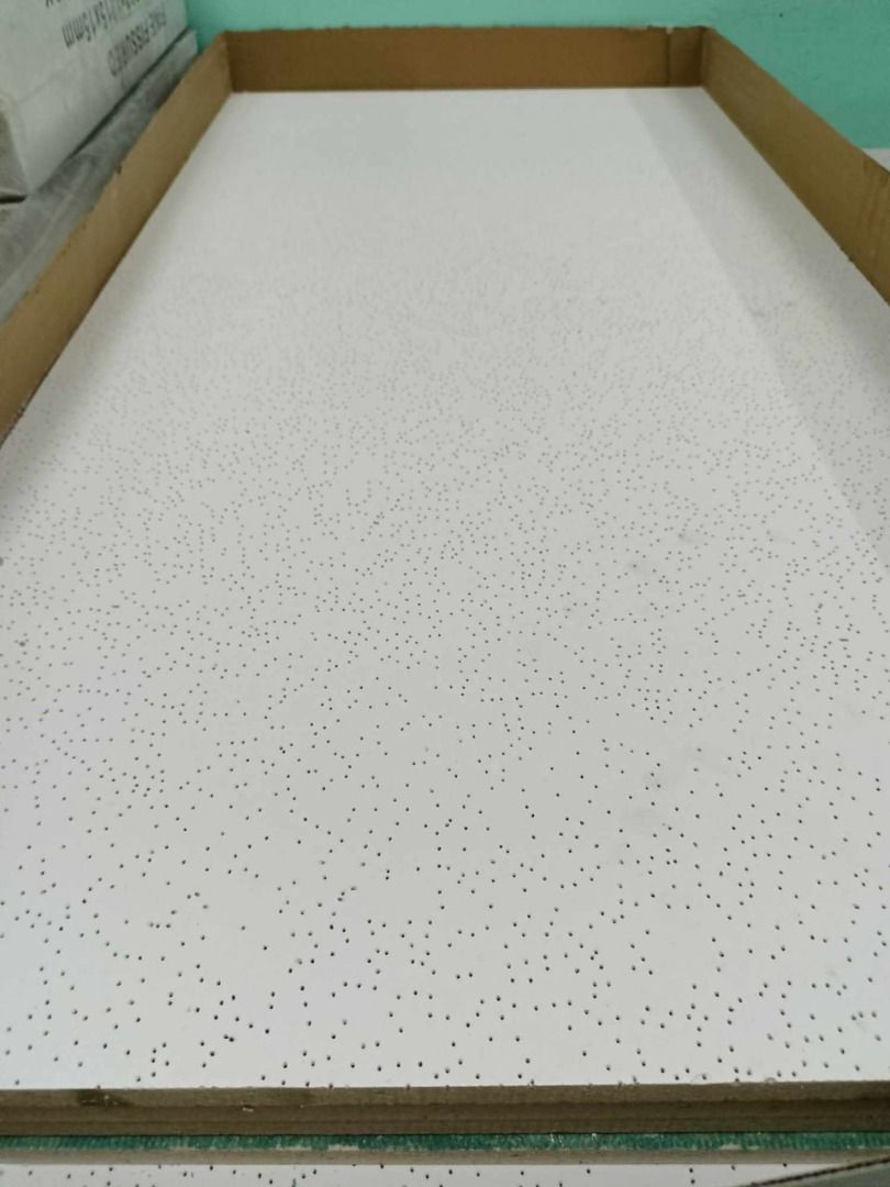 Acoustic Board (Category: Construction & Building Materials) located in Manila. Submitted by joeyroque09 (Listing ID 1305200768, Image 3). Description: Acoustic Board Specs: 2ft x 4ft x 15mm thick (FINE FISSURED) Price: 300/pc.