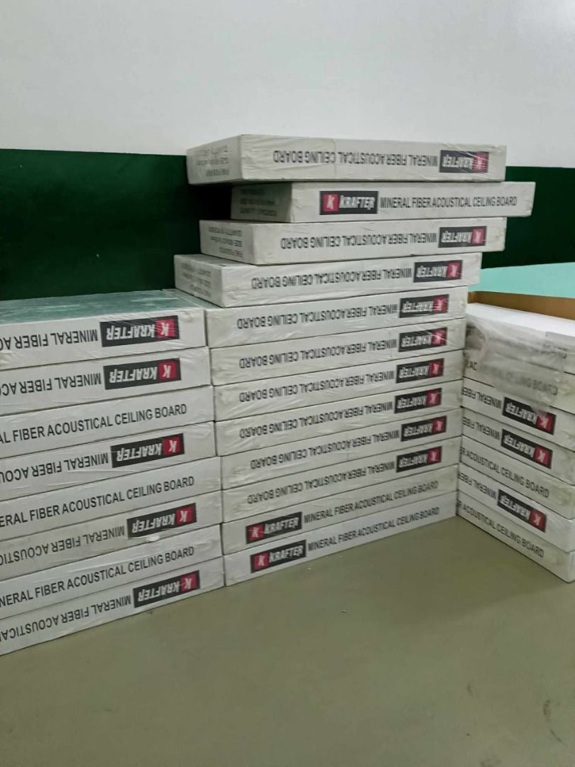 Acoustic Board (Category: Construction & Building Materials) located in Manila. Submitted by joeyroque09 (Listing ID 1305200768, Image 2). Description: Acoustic Board Specs: 2ft x 4ft x 15mm thick (FINE FISSURED) Price: 300/pc.