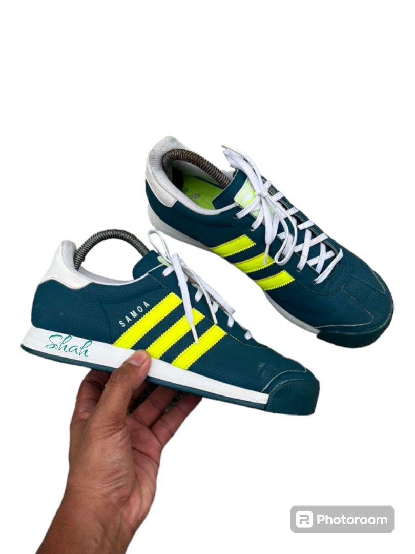 adidas samoa blue and yellow uk