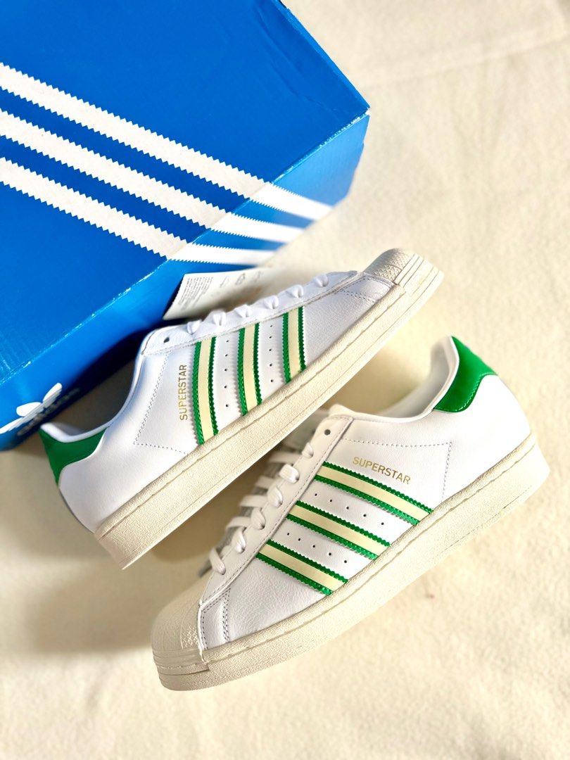 Adidas Superstar Green Men s Fashion Footwear Sneakers on Carousell