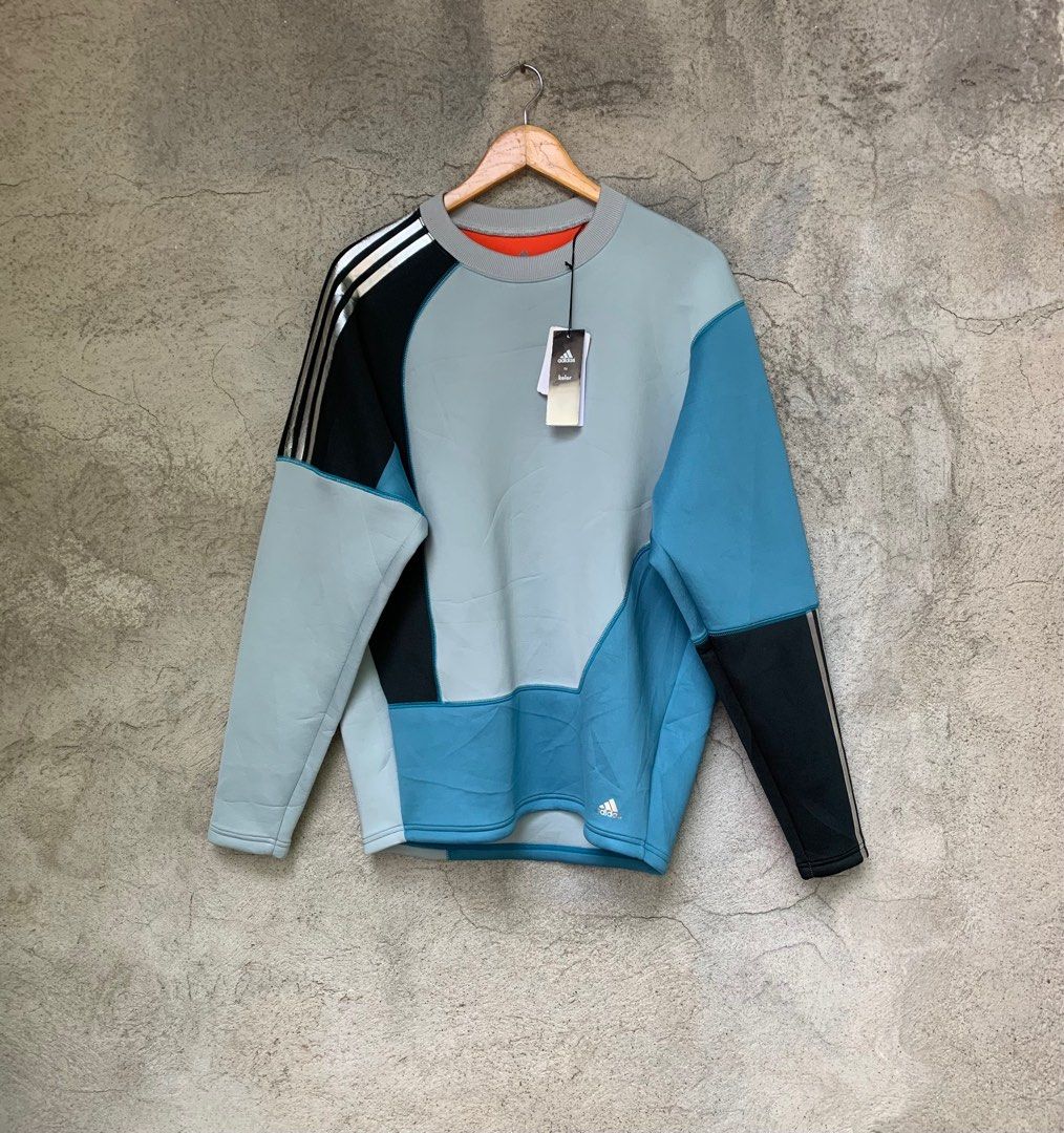 ADIDAS x KOLOR SPACER CREW COLORBLOCK SWEATSHIRT Men s Fashion Activewear on Carousell