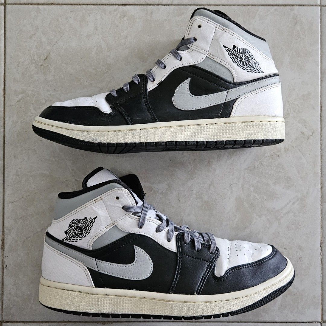 air jordans mid white shadow