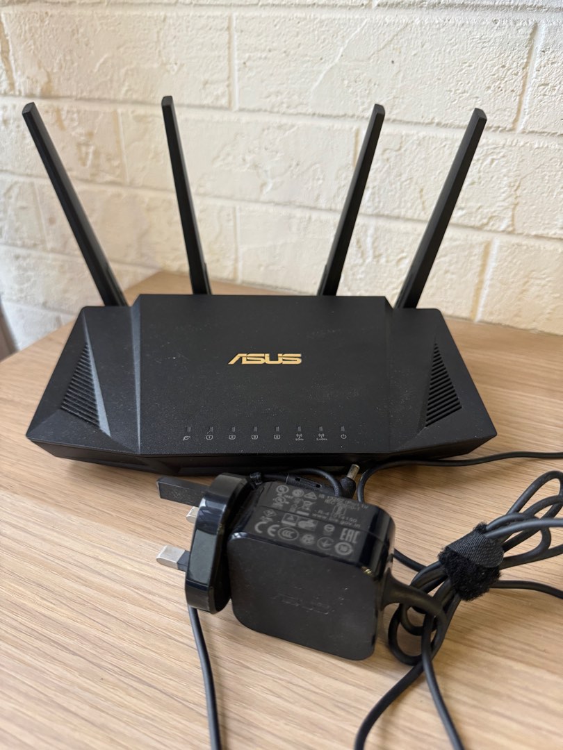 ASUS RT-AX58U AX3000 Dual Band WiFi 6 Router, Computers & Tech, Parts ...