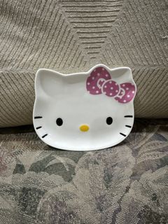 Authentic sanrio hello kitty ceramic plate