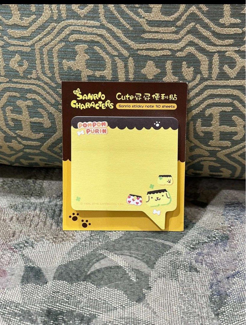 Authentic sanrio pompompurin post it pad (Category: Stationery & School Supplies) located in Manila. Submitted by mybeadshop (Listing ID 1305194423, Image 1). Description: .