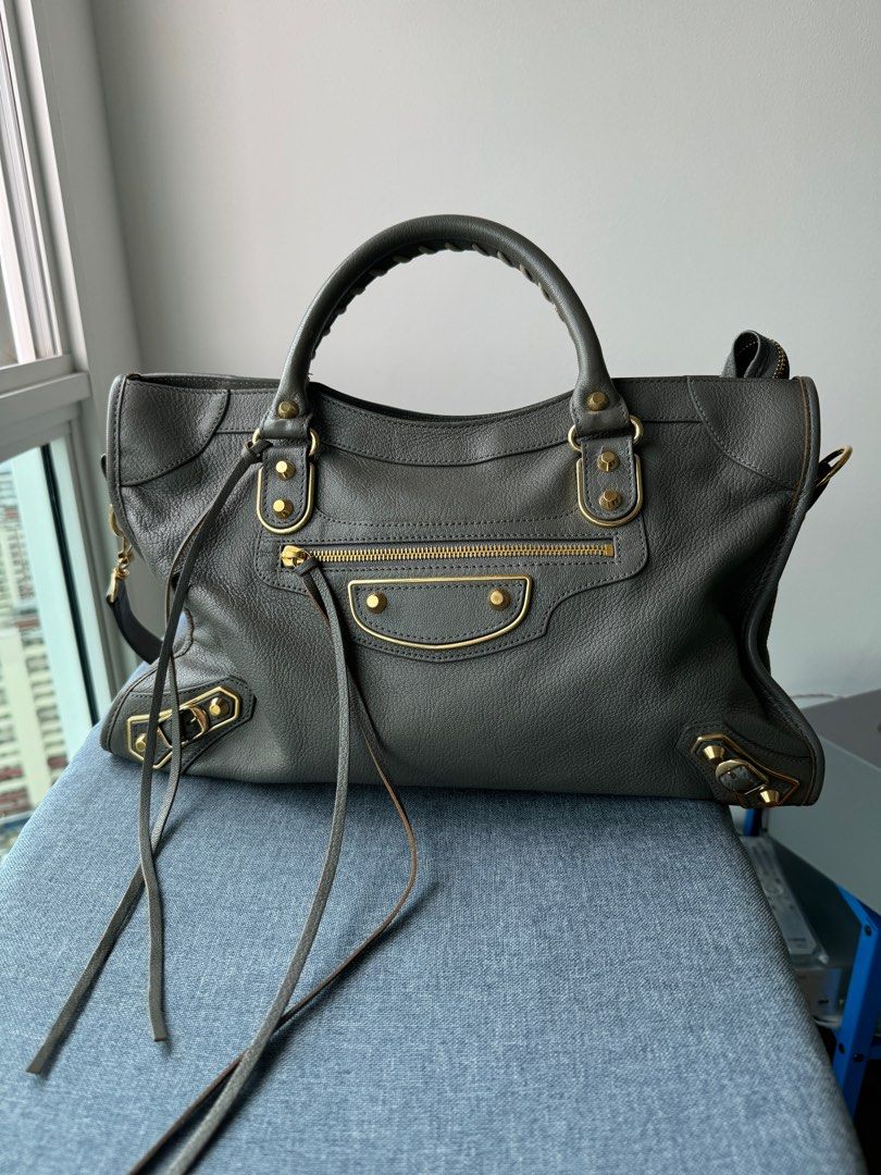 Balenciaga grey tote short strap Women s Fashion Bags Wallets Tote Bags on Carousell