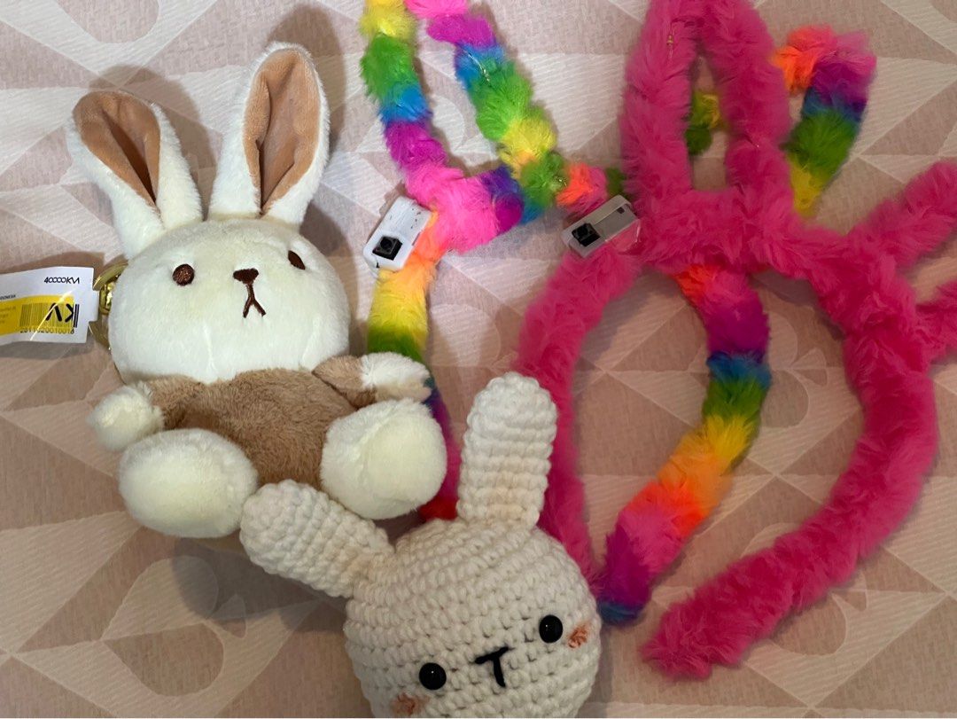 Bando Keychain plushie bunny Bayi Anak Mainan Baby Walker di Carousell