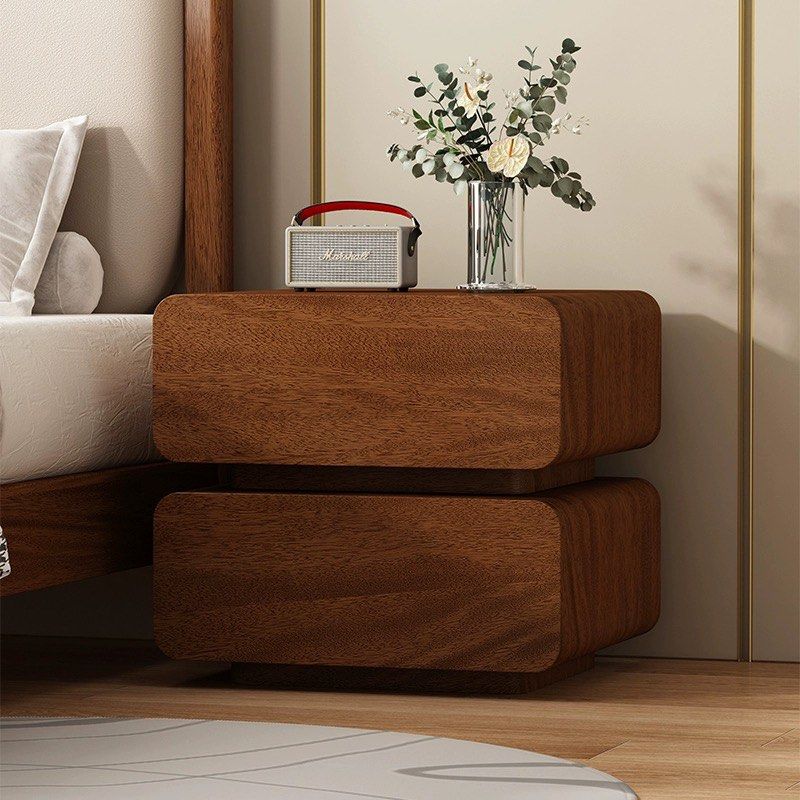Bedside Table (Category: Tables & Sets) located in Singapore. Submitted by xxeixx (Listing ID 1305216649, Image 1). Description: Exterior is cherry wood laminate Interior is real wood Length 45cm Width 40cm Height 30cm I have 2!.