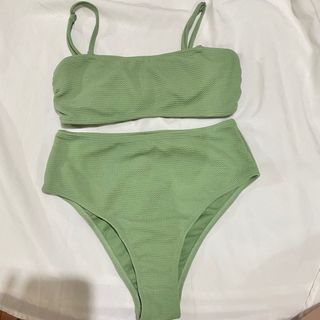 Bench Pastel Green High Waisted Bikini Set padded